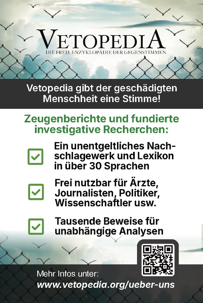 Vorderseite der Vetopedia-Visitenkarte